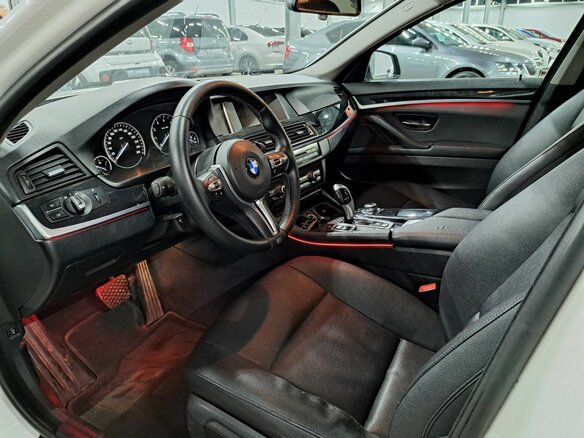 2014 BMW 5 серии Long 520Li VI (F10/F11/F07) Рестайлинг, белый, 1670000 рублей - вид 15
