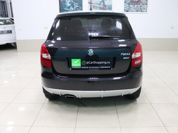 2012 Skoda Fabia II Рестайлинг, чёрный - вид 6