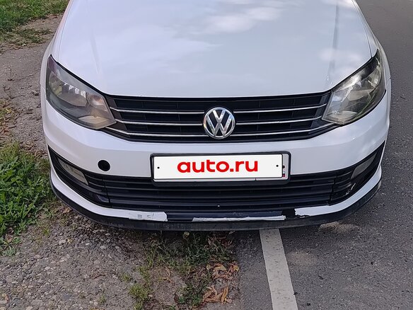 2016 Volkswagen Polo V Рестайлинг, белый - вид 5