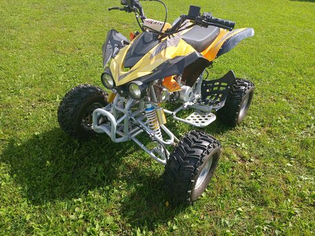 2015 Stels ATV-110, жёлтый, 59000 рублей, вид 2