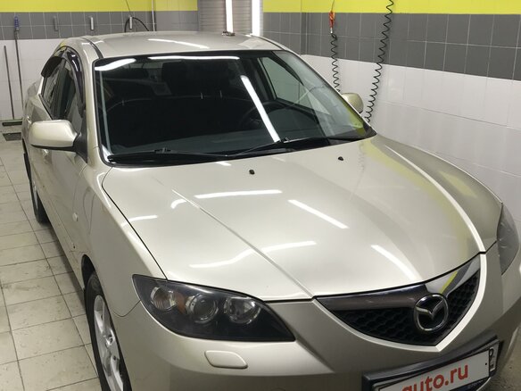 2007 Mazda 3 I (BK) Рестайлинг, золотистый - вид 1