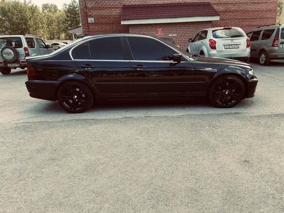 2004 BMW 3 серии 320i IV (E46) Рестайлинг, чёрный, 1000000 рублей - вид 6
