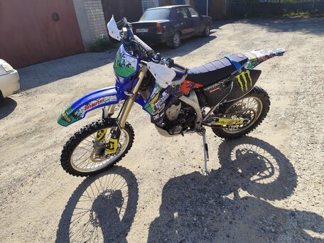 2008 Yamaha WR450F, синий, 360000 рублей, вид 1