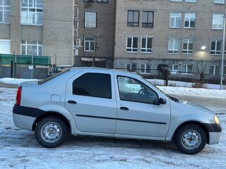 2008 Renault Logan I, серебристый, 350000 рублей, вид 4