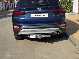 2019 Hyundai Santa Fe IV, синий, 3150000 рублей, вид 5