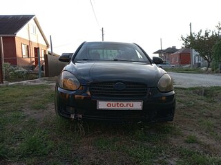 2007 Hyundai Verna II, чёрный, 330000 рублей, вид 1