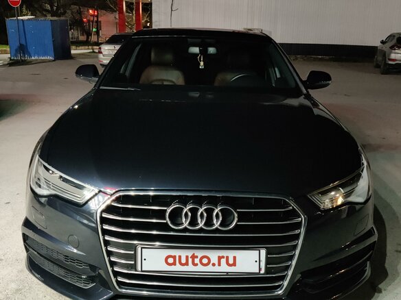 2016 Audi A6 IV (C7) Рестайлинг, синий, 3100000 рублей - вид 15