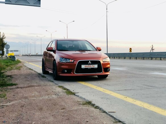 2008 Mitsubishi Lancer Ralliart X, оранжевый, 2060000 рублей - вид 1