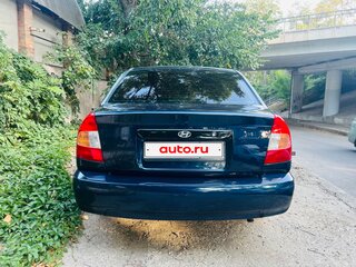 2006 Hyundai Accent ТагАЗ II, синий, 550000 рублей, вид 4