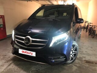 2019 Mercedes-Benz V-Класс Long 250 d длинный III (W447) Рестайлинг, синий, 4950000 рублей, вид 3
