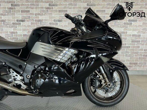 2007 Kawasaki ZZR 1400, чёрный, 635000 рублей - вид 9