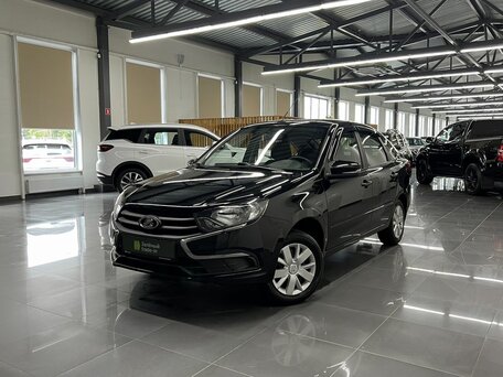 2022 Lada (ВАЗ) Granta I Рестайлинг, чёрный, 830000 рублей, вид 1