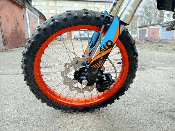 2024 Kayo Evolution YX140EM, оранжевый, 80000 рублей - вид 8