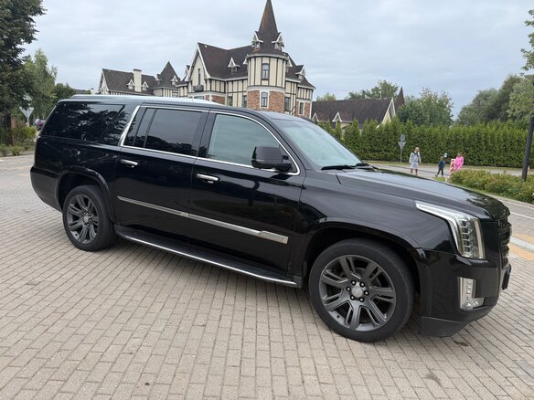 2015 Cadillac Escalade ESV IV, чёрный - вид 4