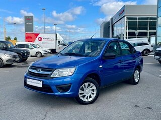 2017 Lada (ВАЗ) Granta I, синий, 399000 рублей, вид 1