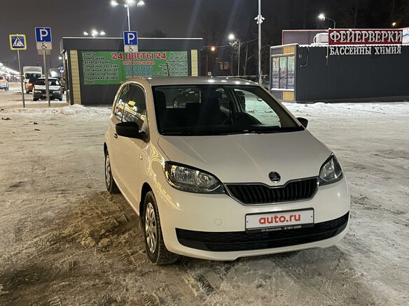2018 Skoda Citigo I Рестайлинг, белый - вид 1