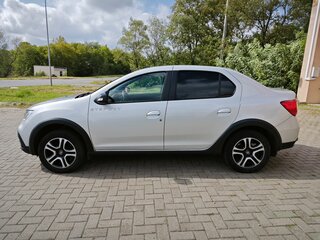 2019 Renault Logan Stepway II Рестайлинг, серебристый, 1060000 рублей, вид 4
