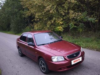 2006 Hyundai Accent ТагАЗ II, красный, 399000 рублей, вид 1