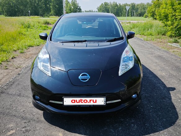 2016 Nissan Leaf 30kWh I (ZE0/AZE0), чёрный, 1139000 рублей