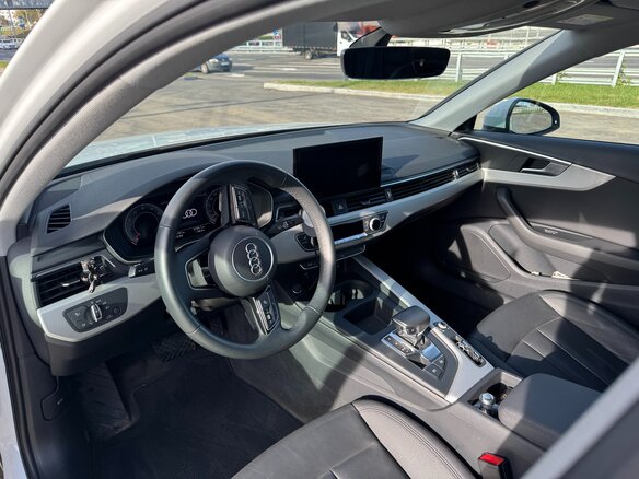 2020 Audi A4 40 TFSI V (B9) Рестайлинг, белый - вид 24