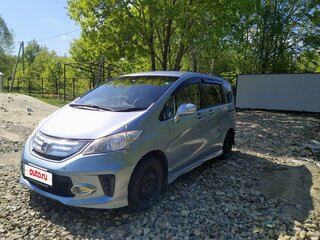 2014 Honda Freed I Рестайлинг, синий, 1045000 рублей, вид 1