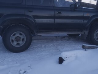 1997 Toyota Land Cruiser 80 Series Рестайлинг, зелёный, 1150000 рублей, вид 3
