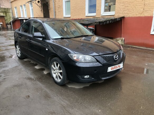 2006 Mazda 3 I (BK) Рестайлинг, чёрный, 570000 рублей - вид 5