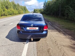 2012 Volkswagen Polo V, синий, 970000 рублей, вид 3