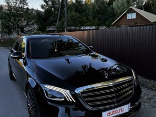 2018 Mercedes-Benz S-Класс 350 d Long VI (W222, C217) Рестайлинг, чёрный, 7200000 рублей, вид 3