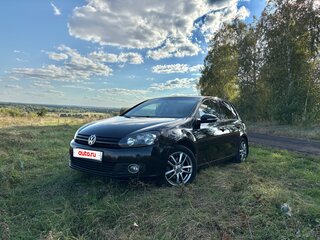 2012 Volkswagen Golf VI, чёрный, 1100000 рублей, вид 3