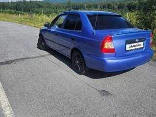 2004 Hyundai Accent ТагАЗ II, фиолетовый, 370000 рублей, вид 4