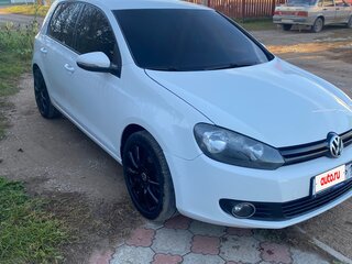 2010 Volkswagen Golf VI, белый, 820000 рублей, вид 2