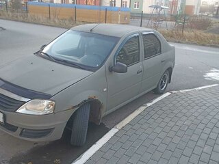 2011 Renault Logan I Рестайлинг, бежевый, 270000 рублей, вид 2