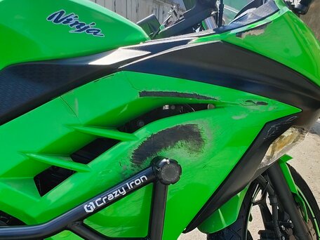 2014 Kawasaki Ninja 300, зелёный, 400000 рублей, вид 5
