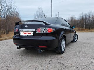 2007 Mazda 6 I (GG) Рестайлинг, чёрный, 780000 рублей, вид 3