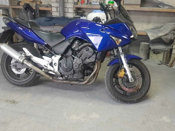 2006 Honda CBF 600, синий, 420000 рублей