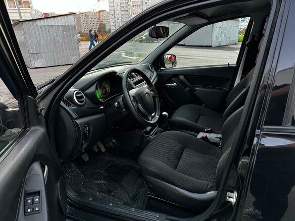 2014 Lada (ВАЗ) Kalina II, чёрный, 480000 рублей - вид 4