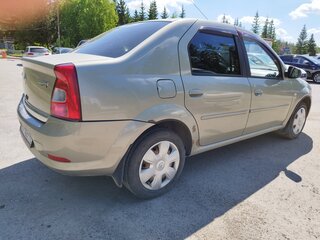 2012 Renault Logan I Рестайлинг, бежевый, 370000 рублей, вид 4