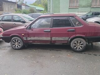 1997 Lada (ВАЗ) 21099, красный, 65000 рублей, вид 2