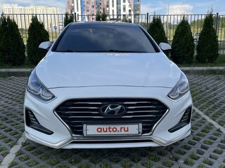 2018 Hyundai Sonata VII (LF) Рестайлинг, белый, 1760000 рублей, вид 1