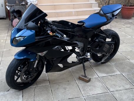 2012 Kawasaki ZX-6 Ninja, синий, 375000 рублей, вид 1