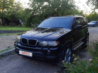 2003 BMW X5 3.0i I (E53) Рестайлинг, чёрный, 1300000 рублей, вид 3