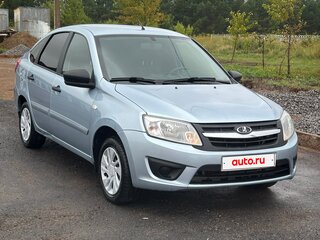 2017 Lada (ВАЗ) Granta I, голубой, 555000 рублей, вид 3