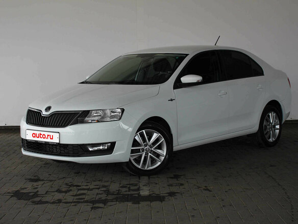 2019 Skoda Rapid I Рестайлинг, белый, 1499000 рублей