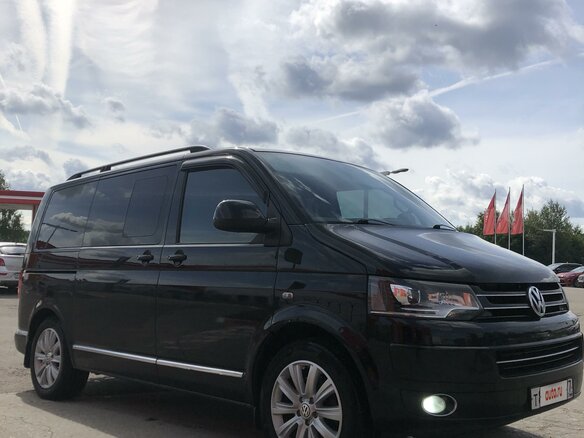 2012 Volkswagen Multivan T5 Рестайлинг, чёрный, 2950000 рублей - вид 1
