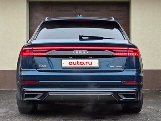 2018 Audi Q8 55 TFSI I (4M), синий, 6500000 рублей, вид 3