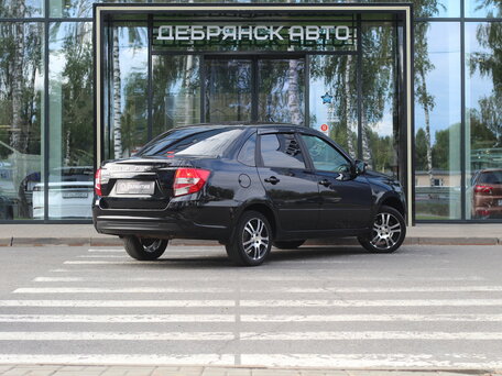 2024 Lada (ВАЗ) Granta I Рестайлинг, чёрный, 645000 рублей, вид 3