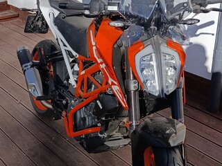 2017 KTM 390 Duke, красный, 430000 рублей, вид 1