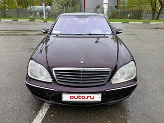 2002 Mercedes-Benz S-Класс 500 5-speed IV (W220) Рестайлинг, фиолетовый, 800000 рублей, вид 1
