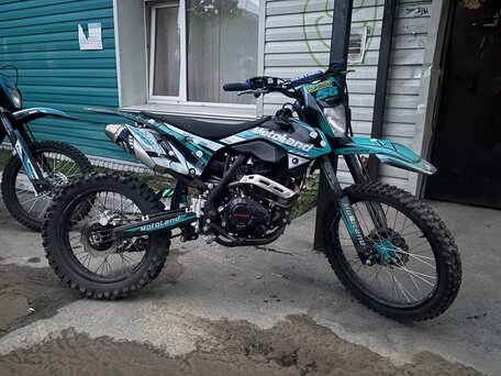 2024 Motoland Enduro 300, голубой, 105000 рублей, вид 1